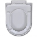 Capac WC alb cu amortizor SAVA RONA, dimensiune universala, sezut comfortabil, Duroplast, antibacterian - Img 5