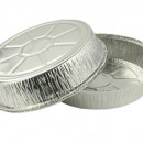 Caserole aluminiu pentru pasca, 1380ml, 10 buc/set - Img 2