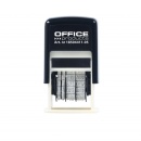 Datiera ISO cerneala neagra, Office Products, zi/luna/an