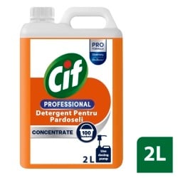 Detergent Concentrat pentru Pardoseli Cif Professional 2L – degresant pardoseli, 100 doze