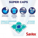 Detergent de rufe capsule Savex Super Caps, curatare puternica, Color, 15 capsule - Img 3