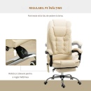 Fotoliu Masaj cu 6 puncte de vibratie, inaltime reglabia, piele sintetica - Img 7