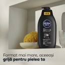 Gel de dus NIVEA MEN Active Clean XXXL, 887 ml - Img 2