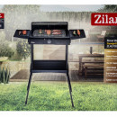 Gratar electric tip grill barbeque Zilan 3789 termostat si indicator luminos, 2400 W - Img 4