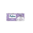 Hartie igienica Pufina Lux Campuri de Lavanda, 8 role, 3 str