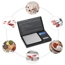 Mini cantar electronic de buzunar cu afisaj LCD, capacitate pana la 200g, precizie de 0.01g - Img 3