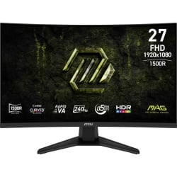Monitor Gaming MSI MAG 275CF X24, 27", 1920 x 1080 pixeli, Black, 2 ani Garantie