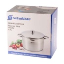 Oala inox cu capac, baza capsulata in 5 straturi Schmitter, 24 x 14 cm, 6 L - Img 2