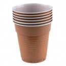 Pahare bicolor, Plastic, 166 ml, 100 buc/set Safir - Img 2