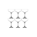 Pahare cu picior pentru sampanie/ desert, LAV, 235 ml, 6 buc/set - Img 3