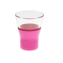 Pahare din sticla cu silicon, de cafea Ypsilon Brio, 220ml, 6/set - Img 2