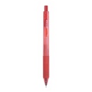Pix cu gel, mecanism retractabil, rubber grip, 0.5 mm, Office Products - rosu
