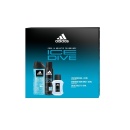 Set Cadou Adidas Ice Dive: After shave, 100 ml + Deodorant, 150 ml + Gel de dus, 250 ml