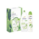 Set Cadou Gel de dus Dove Refreshing 250ml + deodorant Dove Cucumber & Green Tea 150ml - Img 2