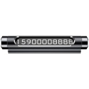Suport Premium Afisare Numar Telefon pentru masina, metal, policarbonat, Baseus - Img 2