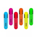 Textmarker Kores, varf tesit, capac cu clip de prindere, diverse culori
