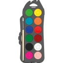 Acuarele Maped Color'Peps, 30 mm, 12 culori/set + pensula - Img 2