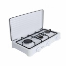 Aragaz cu 3 ochiuri, alimentare la butelie, Zilan ZLN 0032 Alb - Img 2