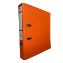 Biblioraft A4 plastifiat, margine metalica, 50 mm, Optima Classic - portocaliu