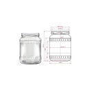 Borcan din sticla 720 ml, 12 buc/bax - Img 2