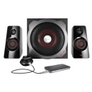 Boxe Trust 2.1, Ultimate Bass, GXT 38, Negru, Putere 60W RMS - Img 2