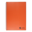 Caiet cu spirala A4, 120 file, coperta plastic Willgo - Img 3