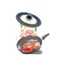Capac din sticla reglabil, 28 cm, 30 cm, 32 cm, margine din silicon - Img 3