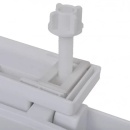 Capac WC alb cu amortizor SAVA RONA, dimensiune universala, sezut comfortabil, Duroplast, antibacterian - Img 6