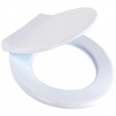 Capac WC din PP, Romtatay 40501, alb, inchidere standard, 375 x 460 mm