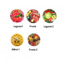 Capace cu filet twist off 82 mm pentru borcane de 720ml, Fructe 10buc/set - Img 3