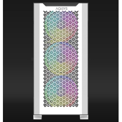 Carcasa AQIRYS Aquilla, RGB, Mid Tower, White - Img 3