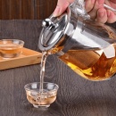 Ceainic cu Infuzor, din sticla si inox, 500ml - Img 2
