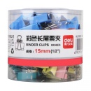 Clips hartie color 15mm Deli, 60 buc/cutie - Img 2
