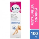 Crema depilatoare Veet Silky Fresh piele sensibila, 100ml