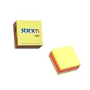 Cub notes autoadeziv 51 x 51 mm, 250 file, Stickn - 5 culori neon