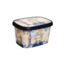 Cutie depozitare 25 litri cu capac, 45 x 25 x 28 cm - Img 3