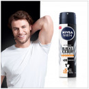 Deodorant spray Nivea Men Black & White Invisible Ultimate Impact, 150 ml - Img 2
