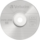 DVD-RW Verbatim 4X, matt silver, spindle 10 buc. - Img 2