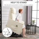 Fotoliu Relax cu Functie de Ridicare Lift si Telecomanda - Img 3