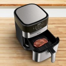 Friteuza cu aer cald Tefal Easy Fry&Grill 2in1 EY505D15, 1400W, 4.2L, temperatura ajustabila, 8 programe, functie grill cu gratar incorporat, functie pentru deshidratare, tehnologie Extra Crisp, vas detasabil - Img 8