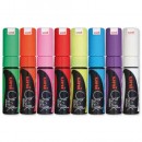 Marker creta UNI Chalk PWE-8K, non-permanent pentru Tabla Neagra