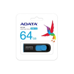 Memorie USB ADATA DashDrive UV128 64 GB, USB 3.2, Negru