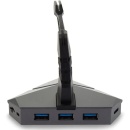 Mouse Bungee SureFire Axis, iluminare RGB, hub USB, reader microSD - Img 2