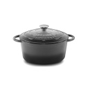 Oala din fonta cu capac Cooking by Heinner Marble Grey, 26x12 cm, 4.8 L