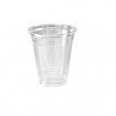Pahare plastic Transparent Frappe Safir 400 ml, fara capac si pai, 50 buc/set - Img 3