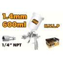 Pistol de vopsit, 1.4 mm, 600 ml, AirXT, Tolsen Industrial - Img 2