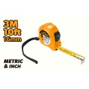 Ruletă 3m x 16mm, metrică și inci - Tolsen - Img 2