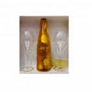 Sampanie Louis Roederer Cristal Brut In Cutie LUX si Doua Pahare, 750 ml - Img 3