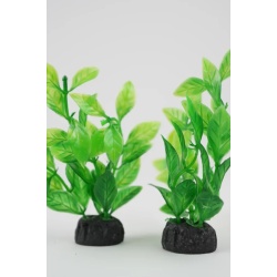Set Plante Artificiale pentru Acvariu, 10 cm, Verde Intens 2 buc/set - Img 7