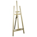 Sevalet lemn natur, ajustabil 145cm x 56cm Evo - Img 3